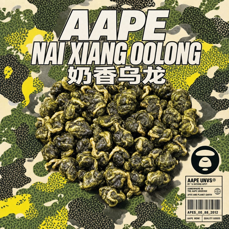 The design — Nǎi Xiāng Oolong