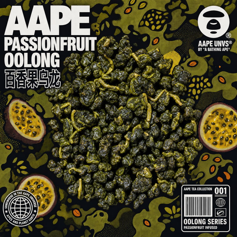 The design — Passion-Fruit Oolong