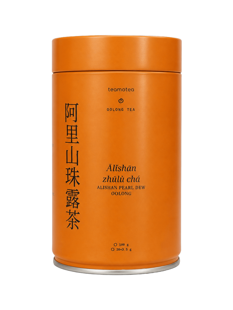 The tea itself — Ālǐshān Zhū Lù Chá